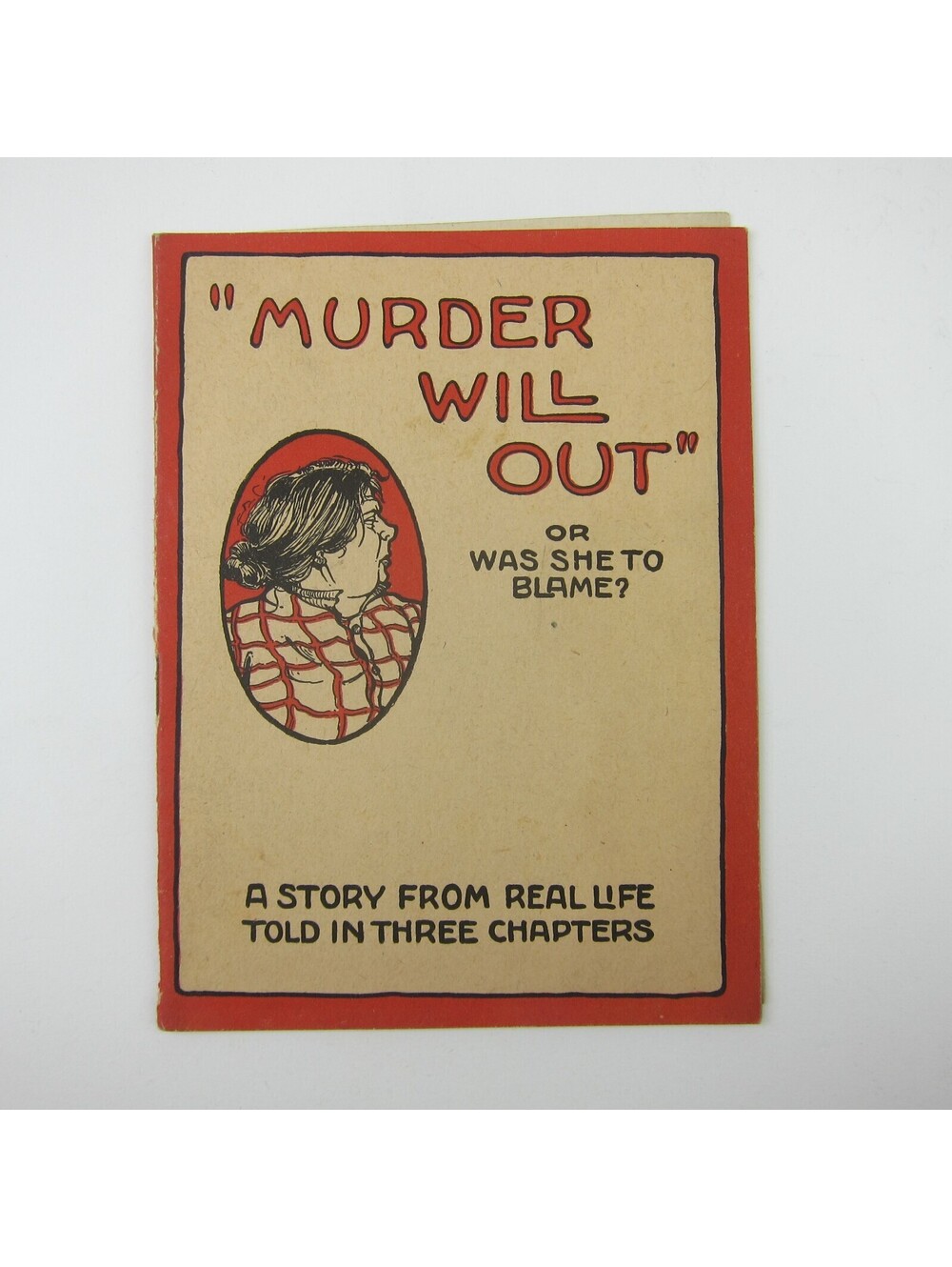 FW McNess Sanitary Medicines Murder Will Out Ad Booklet Lincoln Illinois Antique